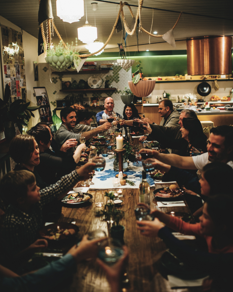 Enjoying and sharing meals